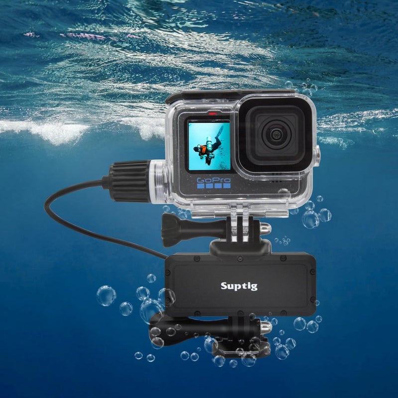 Suptig Portable Charger, Power Bank, Battery Charger Compatible for Gopro Hero 13, Hero 12, Hero 11, Hero 10, Hero 9 Hero 8, Hero 7, Hero 6, 5, 4 3 3+, Hero Session, DJI osmo, Insta 360 Action Cam - Image 3